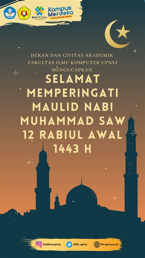 Memperingati Maulid Nabi Muhammad Saw 12 Rabiul Awal 1443 H 19