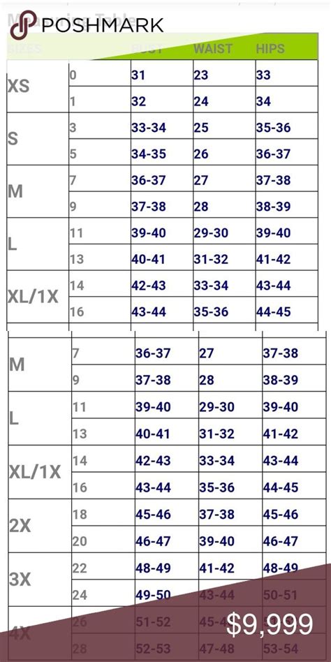 Size chart!! | Size chart, Chart, Tape measure