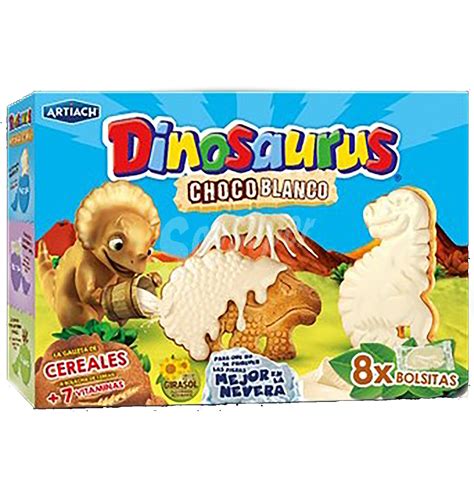 Dinosaurus Artiach Galletas Dinosaurus Chocolate Blanco G