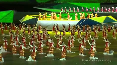 Myanmar Traditional Dance In 27th SEA Games 2013 YouTube