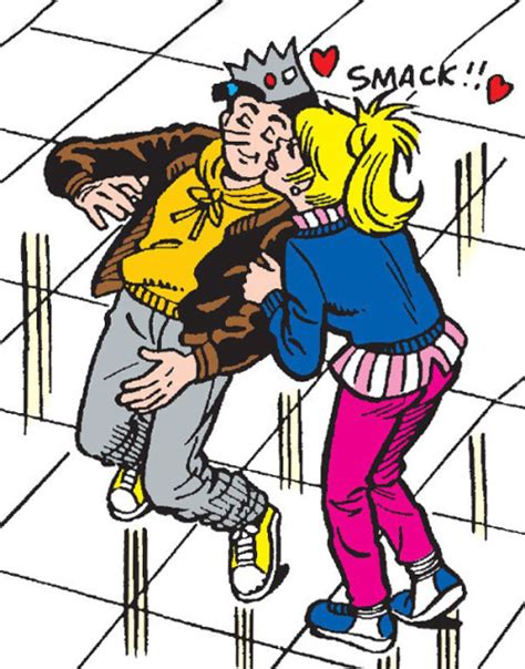 Bughead-in-the-Comics - Betty gives Jughead a kiss in Turn the Other...