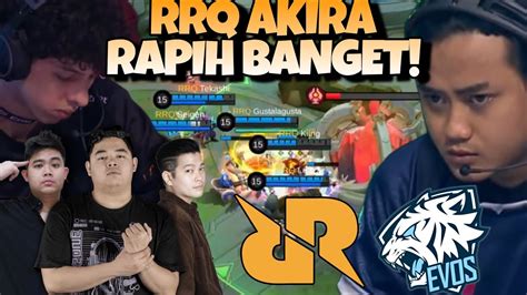 Rrq Akira Rapih Banget Cok Evos Ditekan Rrq Vs Evos Match Msc