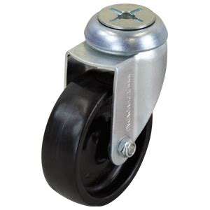 Mm Inst Rubber Swivel Single Bolt Castor S Richmond Rolling