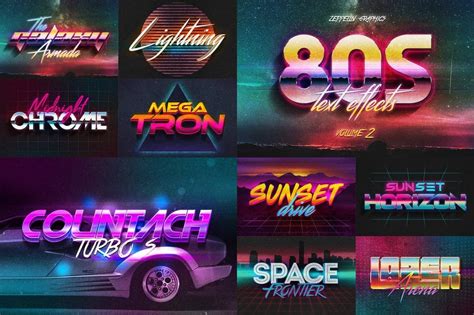 30 Best Retro Text Effects And Styles Design Shack