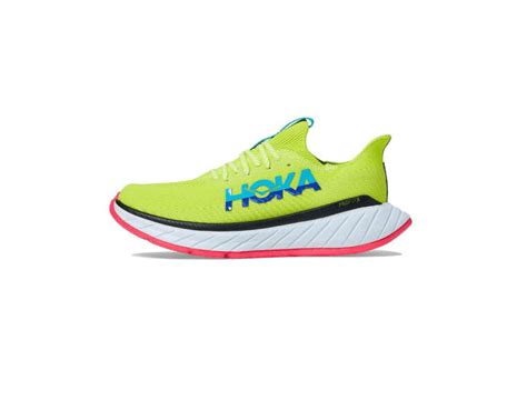 Hoka One One Carbon X 3 Evening Primrose Scuba Blue Shoes Sneakers