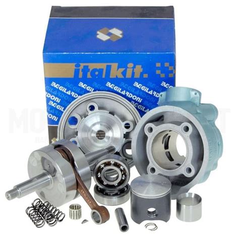 Kit cilindro y cigüeñal Italkit 90cc Minarelli AM6 carrera 44mm