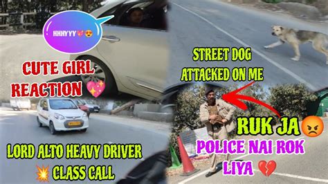 Shimla Aate Hue Police🚨ne Pkd Liya💥 Ultimate Cute Girl Reaction 💖 Hyper Ride In Shimla🚀