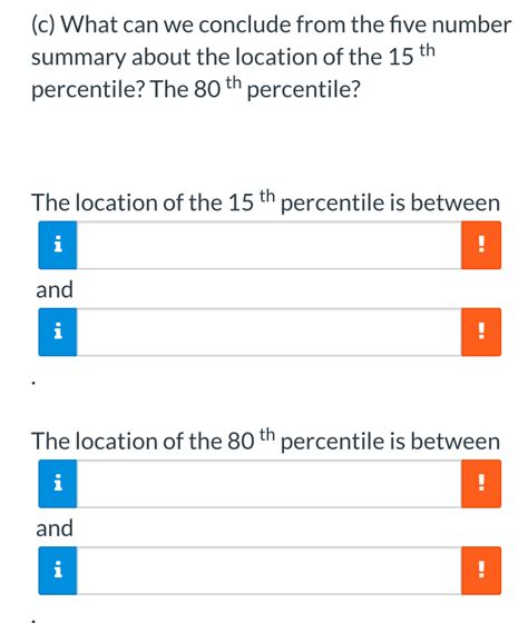 Solved (a) What is the five number summary? The five number | Chegg.com