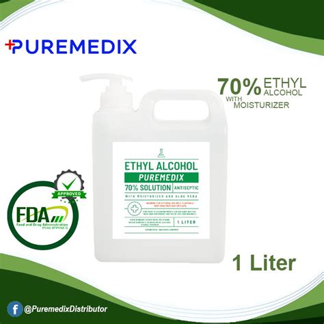 Puremedix Ethyl Alcohol With Moisturizer Disinfectant Antiseptic