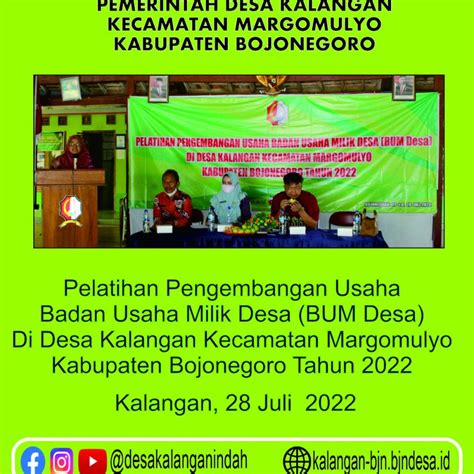 Website Resmi Desa Kalangan Kecamatan Margomulyo Kabupaten Bojonegoro