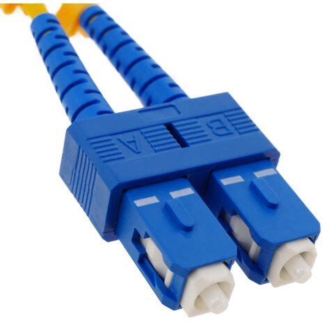 BeMatik Fiber Optic Cable ST To SC Duplex Singlemode 9 125 3 M OS2