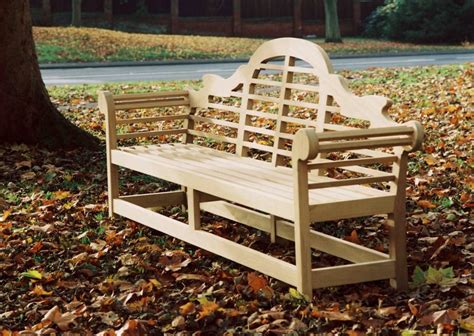 Lutyens Wooden Garden Bench Handbuilt In Yorkshire Woodcraft Uk