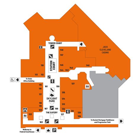 Tower City Directory Map — Tower City Center