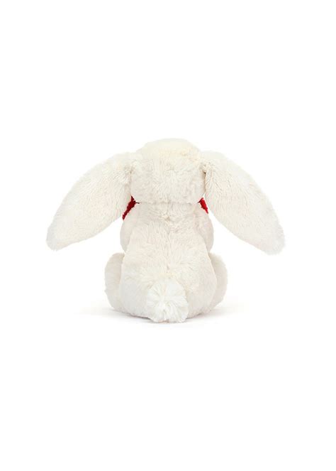 Jellycat Red Love Heart Bashfull Bunny Little Hub Hobby