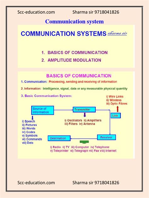 Communication System | PDF