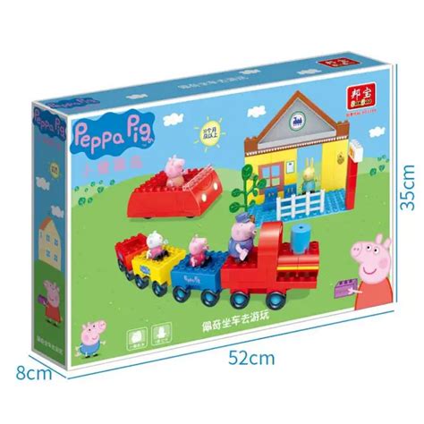 Genuine Peppa Pig Peppe S Buliding Set Pc Brick Building Blocks Set