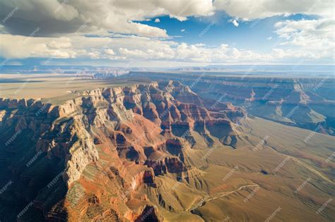 Premium Photo | Aerial View of the Grand Canyon The Grand Canyon ...