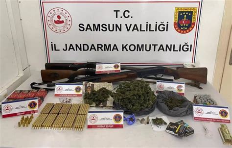 Samsun da Uyuşturucu ve Silah Operasyonu Son Dakika