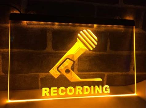 Recording Studio Sign Light Signs Cave