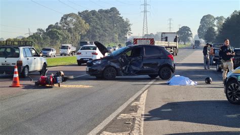 Motociclista Morre Em Acidente No Contorno Sul Em Curitiba