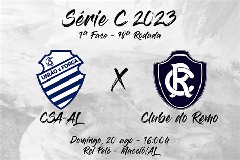 Assista aqui ao vivo a Série C 2023 CSA AL Remo Remo 100