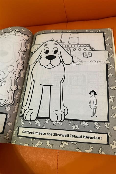 CLIFFORD THE BIG RED DOG COLORING AND ACTIVITY BOOK* – Nostalchicks