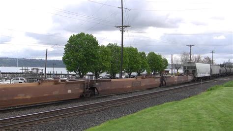 BNSF 4702 Old Town Tacoma WA W Canon HF11 YouTube