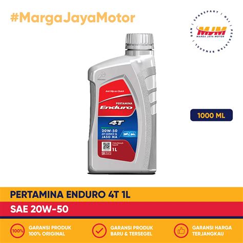 Jual Enduro 4t 20w50 1000ml Pertamina Oil 1l Original Shopee Indonesia