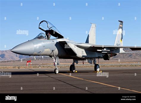 Oregon Air National Guard F-15 Eagle of the 173rd Fighter Wing Stock ...