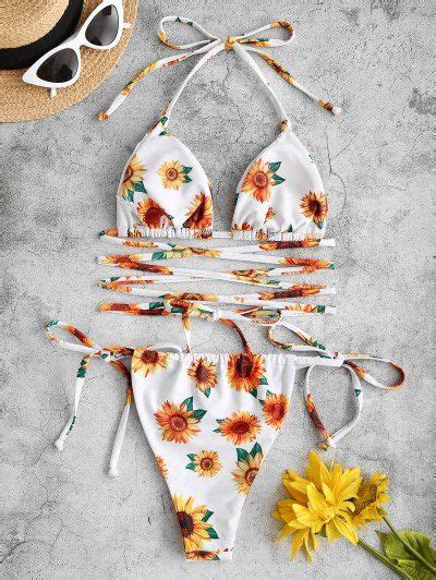 Sunflower Bikini Sunflower Swimsuit And Bathing Suit Online ZAFUL