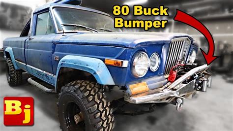 Cheap Homemade Winch Bumper Low Buck Diesel Truck Episode 9 Youtube