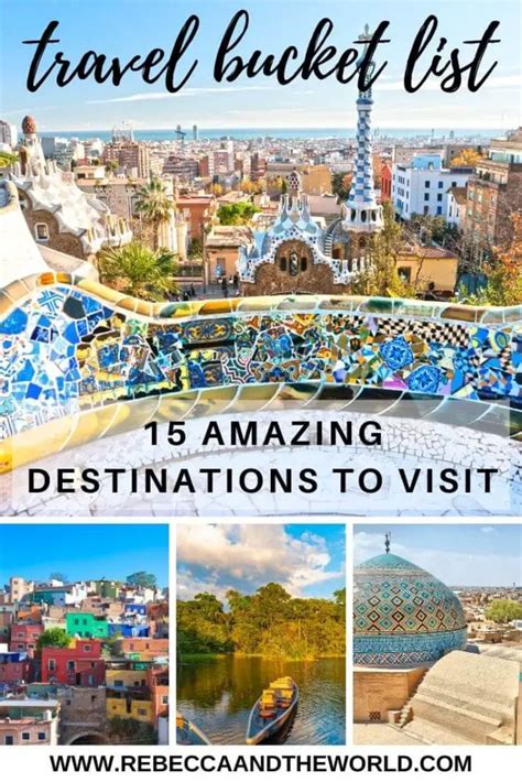 🏝101 Dream Destinations A Bucket List For Travel Lovers 2024 ⋆🤨