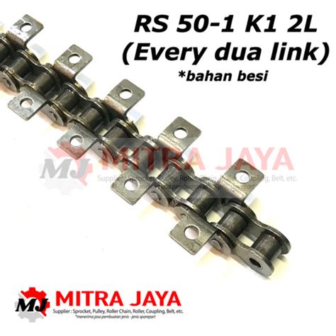 Jual RS 50 1 K1 2L JEPANG ROLLER CHAIN SINGLE EVERY RANTAI KUPING