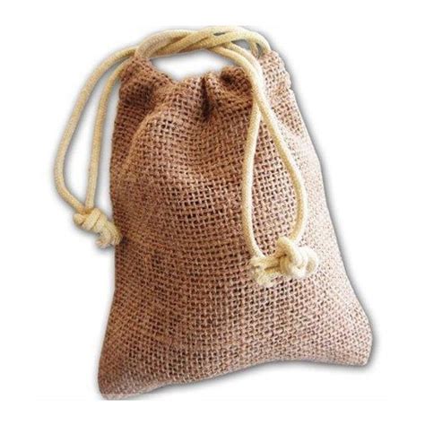 Anoos Drawstring Plain Jute Potli Bag Capacity 500 Gm Size