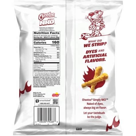 Cheetos Simply NKD Flamin Hot Crunchy Cheese Chips Oz Kroger