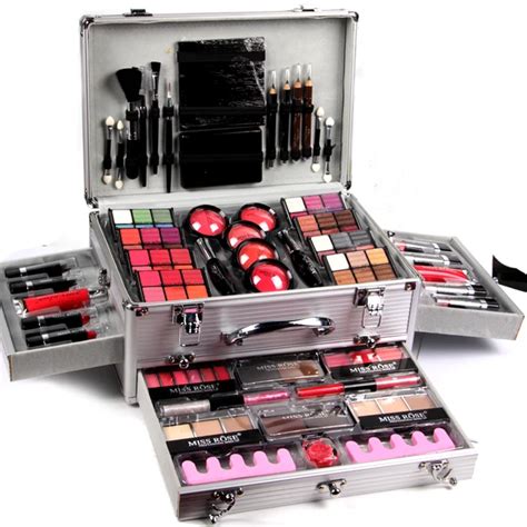 Miss Rose Aluminum Case Professional Make Up Set Elegrant Complete