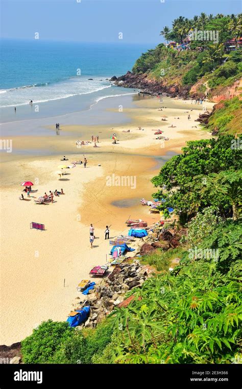 Arabian Sea, Varkala Beach, Varkala, Kerala, India Stock Photo - Alamy