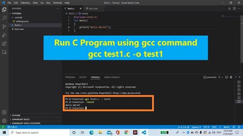 5 Run C Program Using Gcc Command YouTube