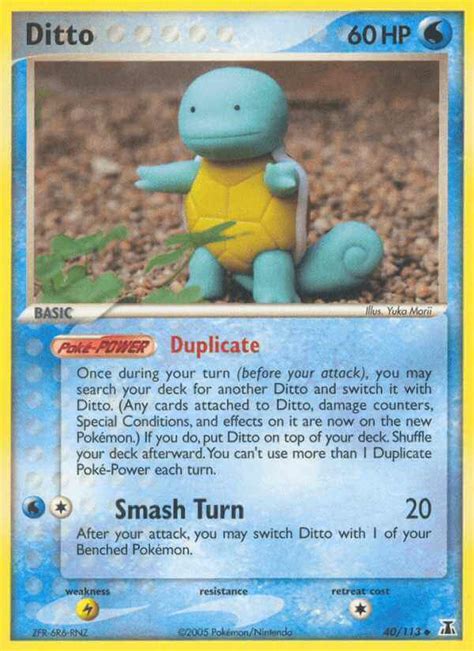 Ditto Ex11 40 Pokémon Card Database Pokemoncard