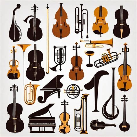 Premium Photo Harmonious Symphony Of Instruments