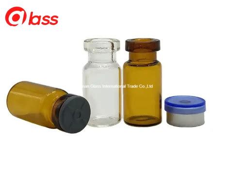 Ce Iso Gmp Ml Amber Or Clear Borosilicate Glass Soda Lime Glass Vials