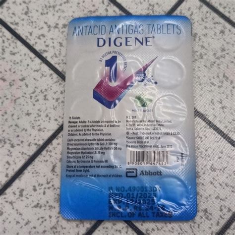 Digene Antacid Antigas Tablets At Rs Stripe Digene Tablets In