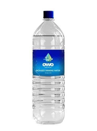 7 White 2 Liter Owo Packaged Mineral Water Bottle For Drinking Packaging Type Bottles At Rs