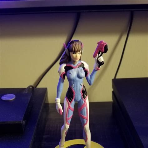 3D Print Of Overwatch D Va Full Figurine By The Maker S Dimension