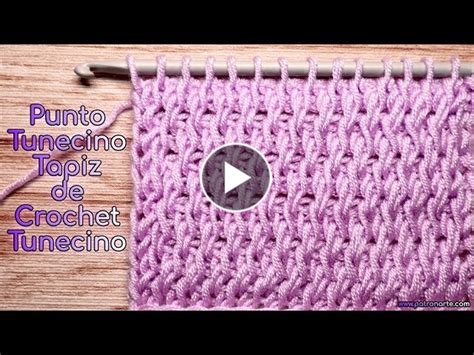 C Mo Tejer El Punto Tunecino Tapiz De Crochet Tunecino Paso A Paso