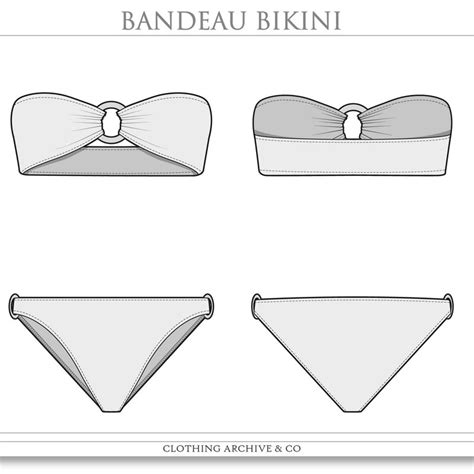 Bikini Bandeau Etsy