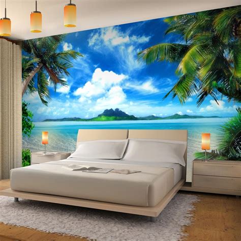 Runa Art Fototapete Strand Und Meer 352 X 250 Cm Vlies Tapeten XXL