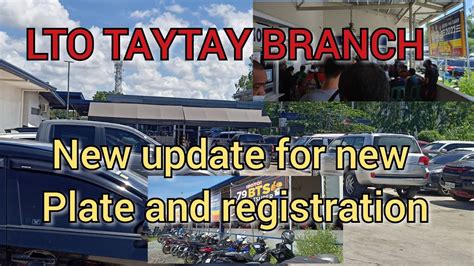 Paano Mag Update Ng Registration Ng Motor Sa Lto Taytay Rizal At Sa Mga