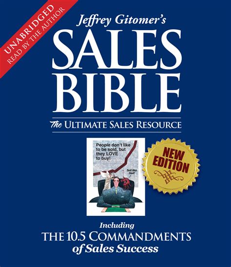 The Sales Bible Audiobook by Jeffrey Gitomer | Official Publisher Page