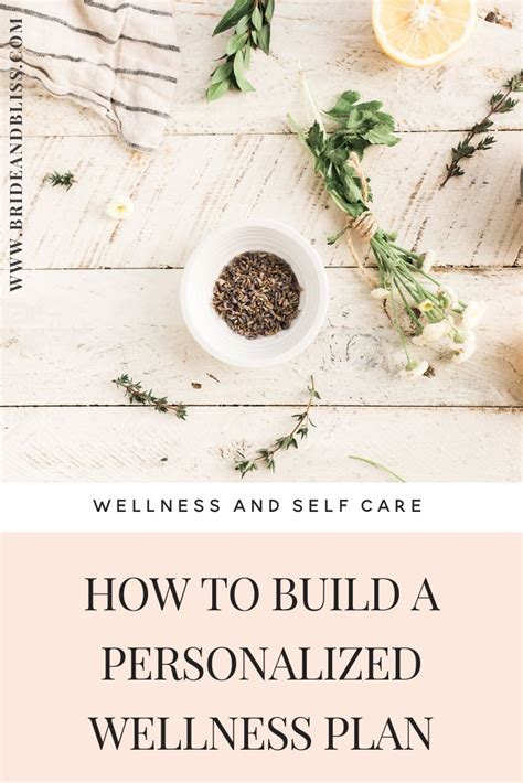 How To Build A Personalized Wellness Plan 